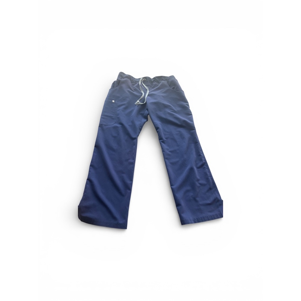 FIGS Technical Collection Navy Blue Scrub Pants Mens Large T21004 Cargo Straight